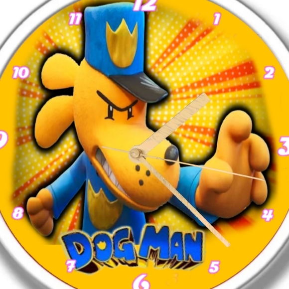 Dog Man clock - Picture 2 of 3